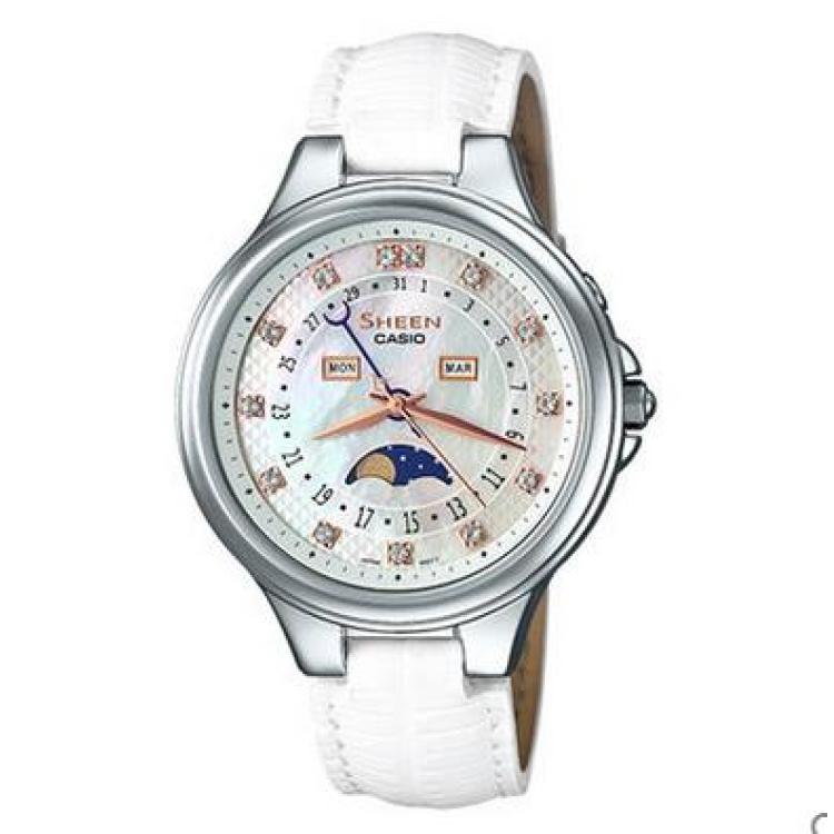 卡西欧she-3045l-7aupr价格及图片,casiosheen女表手表怎么样「万表