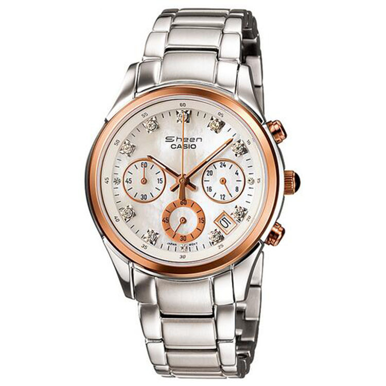 卡西欧shn-5003ps-7apr价格及图片,casiosheen女表手表怎么样「万表