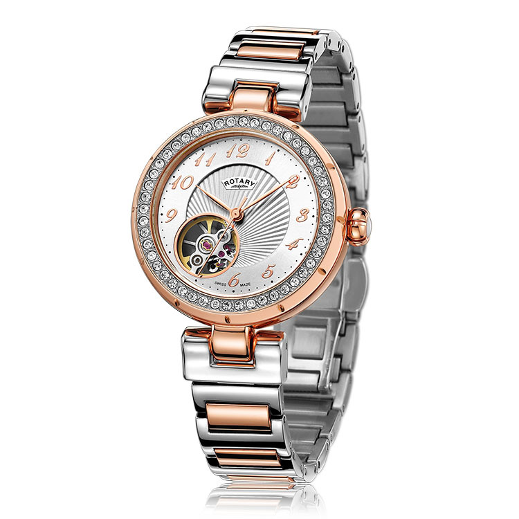 劳特莱lb90070/22价格及图片,rotary镂空机械 jura女表手表怎么样「万