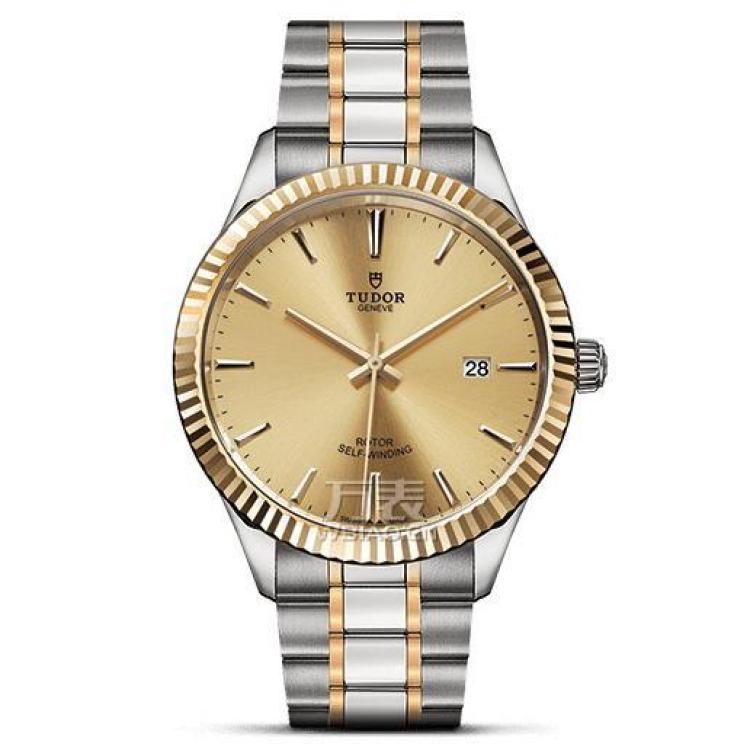 帝舵12713-65073香槟色盘钢带价格及图片,tudor风尚男表手表怎么样