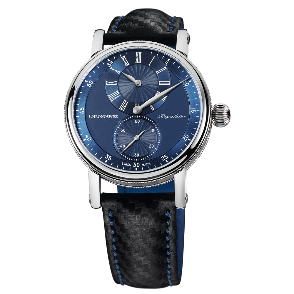 瑞宝chronoswiss-天狼星三针一线系列-ch-8723-bl-男士自动机械表