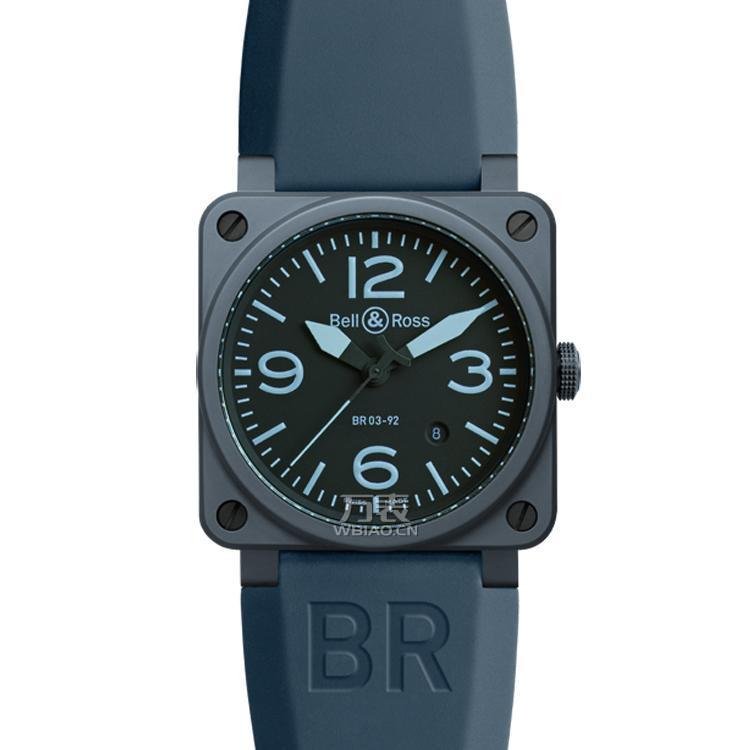柏莱士br0392-ce-blu/sru价格及图片,bell ross男表手表怎么样「万表