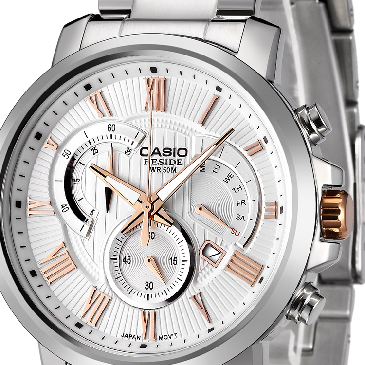 卡西欧bem-506bd-7a价格及图片,casio大众指针男表手表怎么样「万表