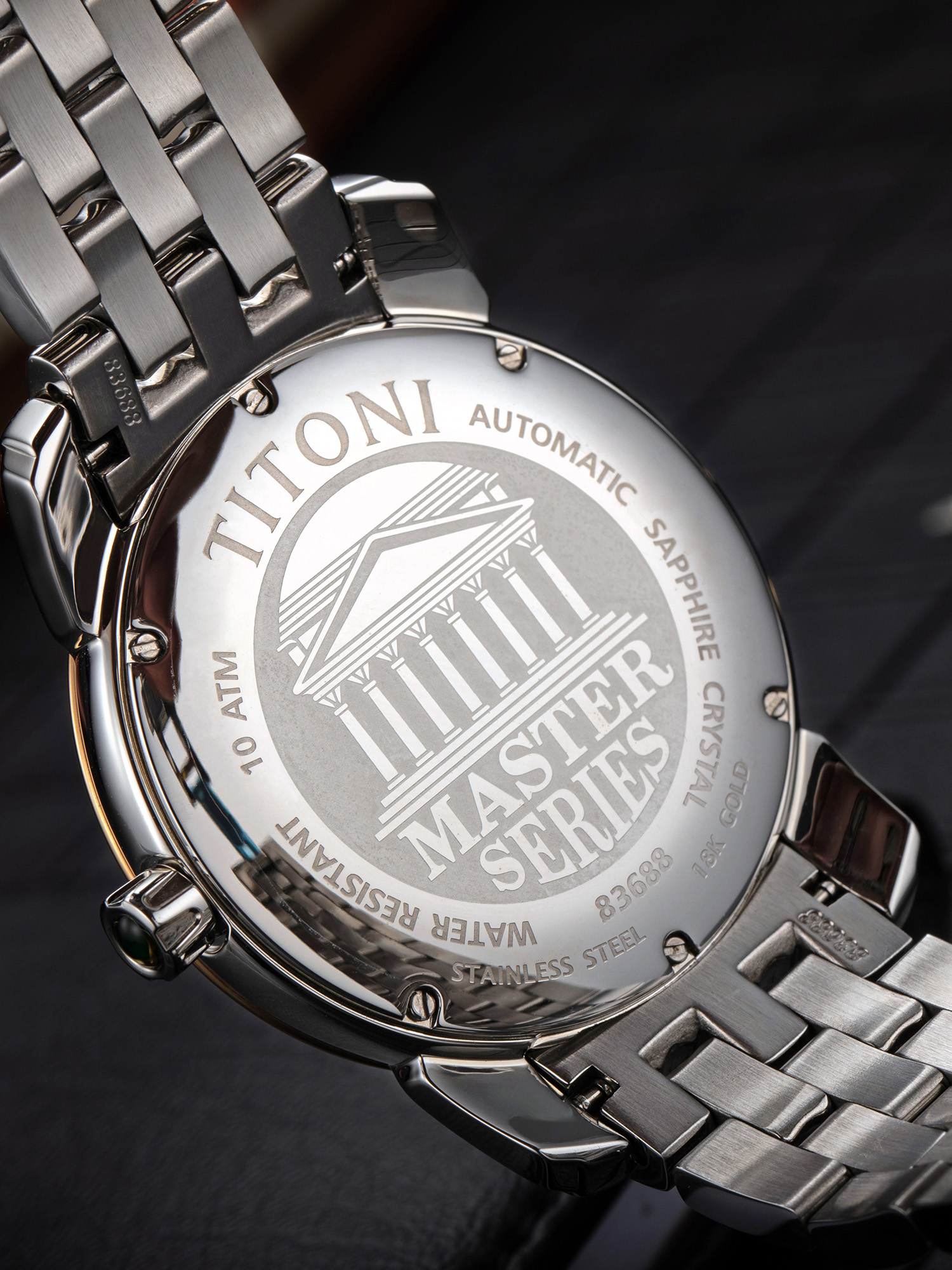 梅花titoni-master series大师系列 83688 sr-296 天文台机械男表