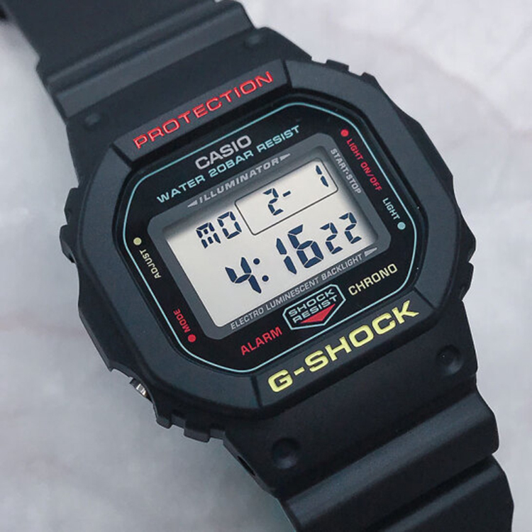 卡西欧(casio)- g-shock系列 dw-5600cmb-1pr 石英中性表